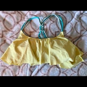 PINK Bikini Top YELLOW